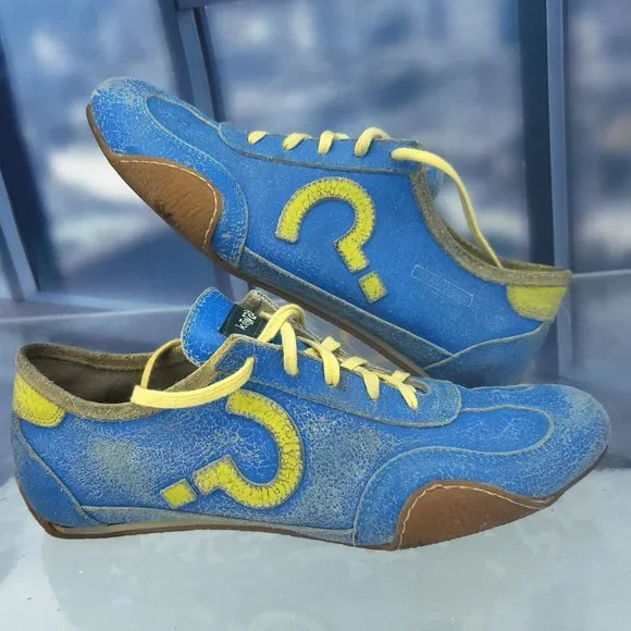 Kowalski | Shoes | Kowalski Shoes Distressed Blue Leather  display picture 2